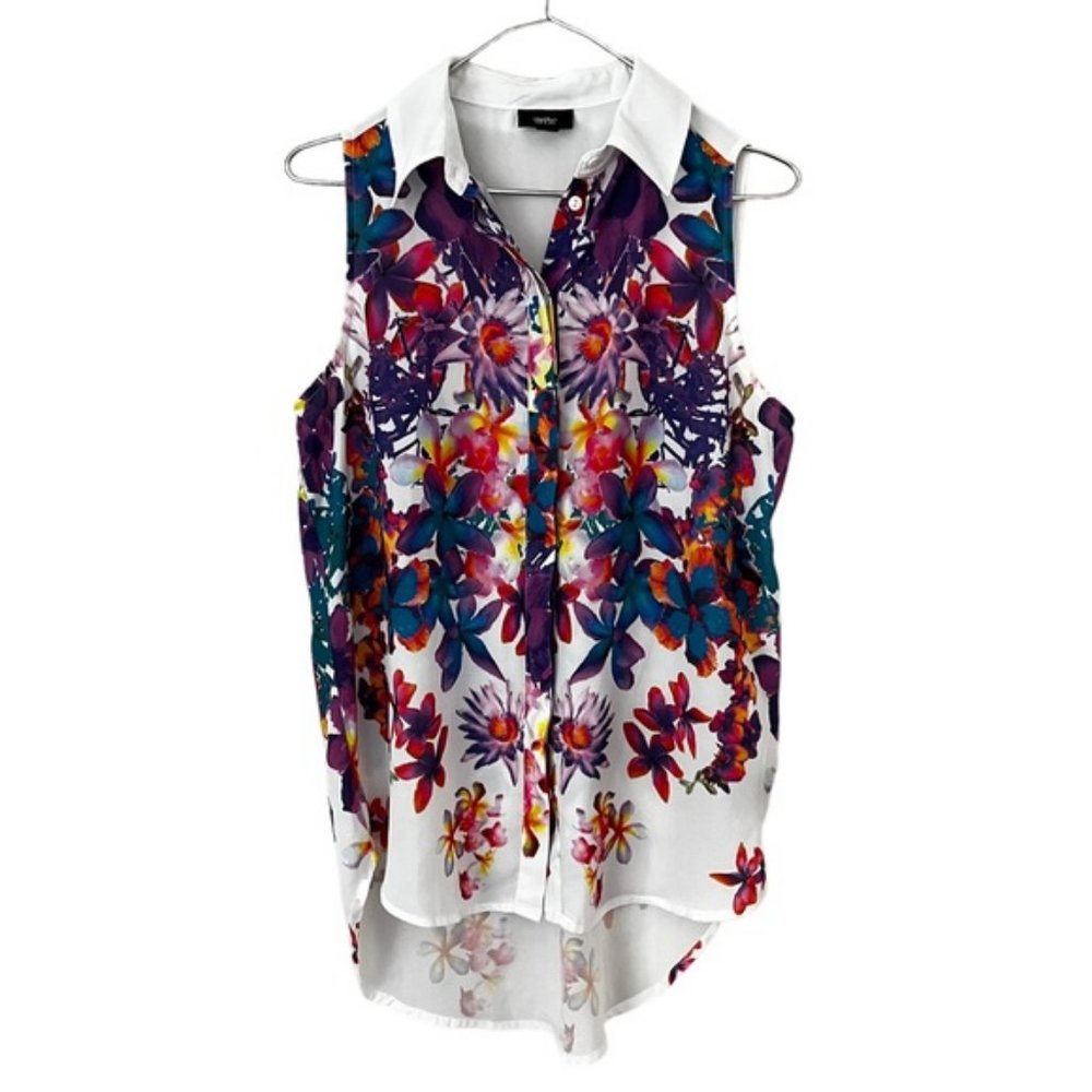 Massimo Floral Sleeveless Blouse Size XS